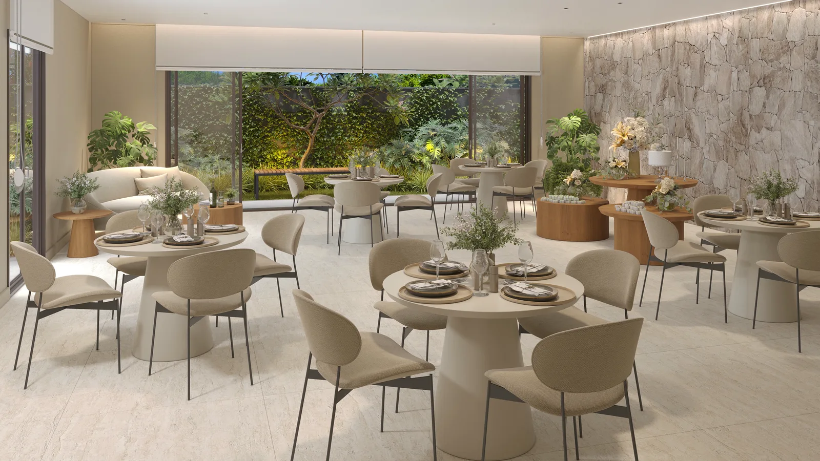 Tide Residencial — Salão de festas