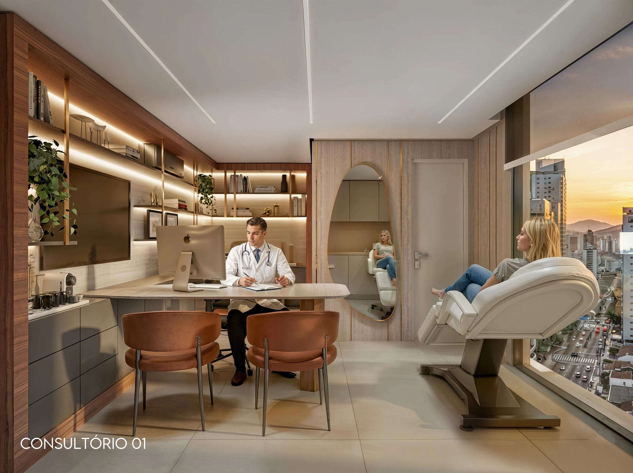 Jardins Medical — Sala modelo