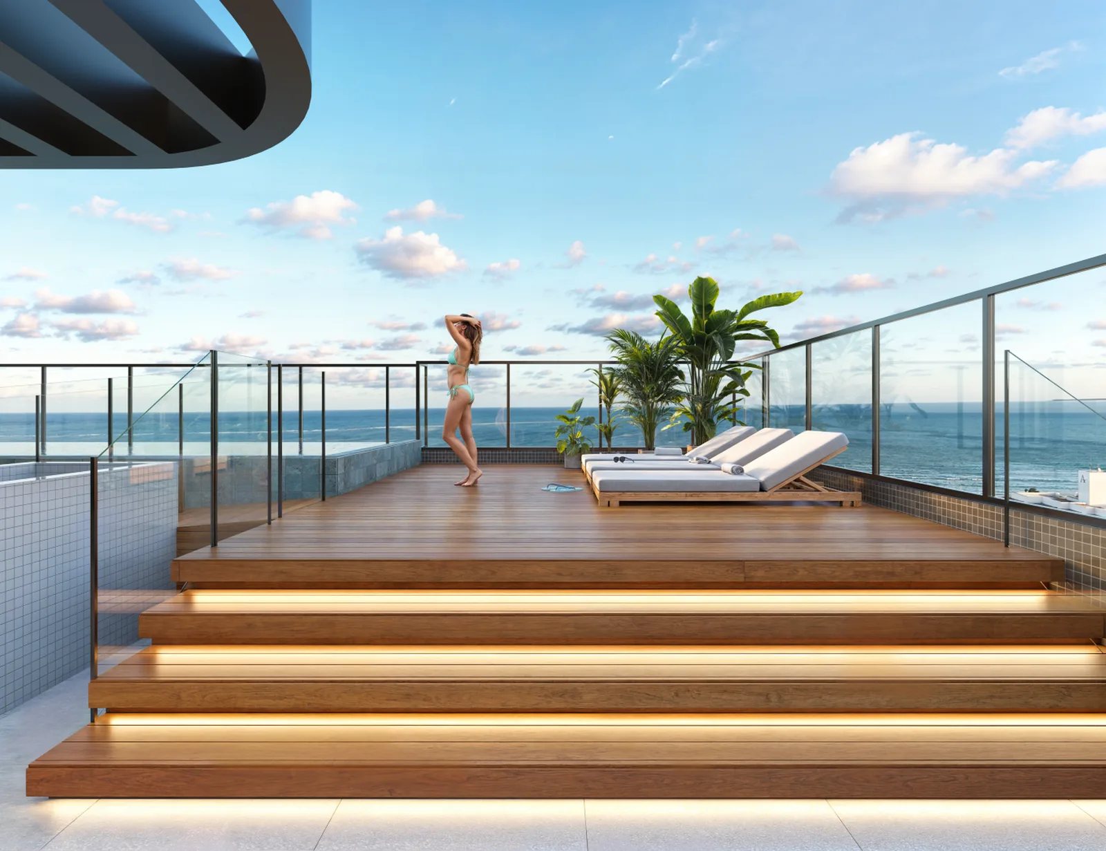 Acqua Ponta de Campina — Deck molhado