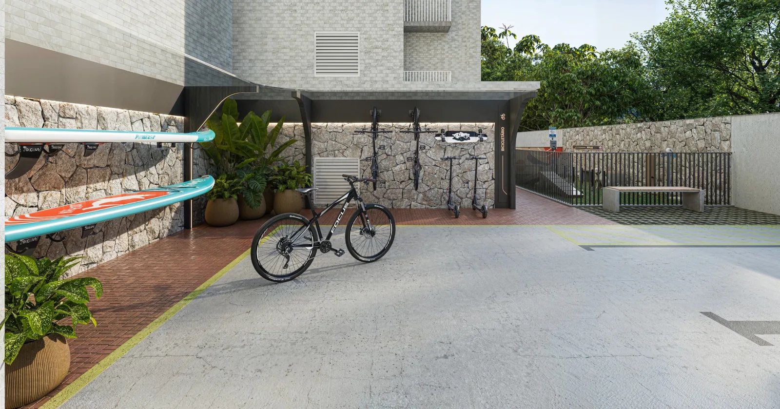 Porto Mare Suítes — 255 bicicletário
