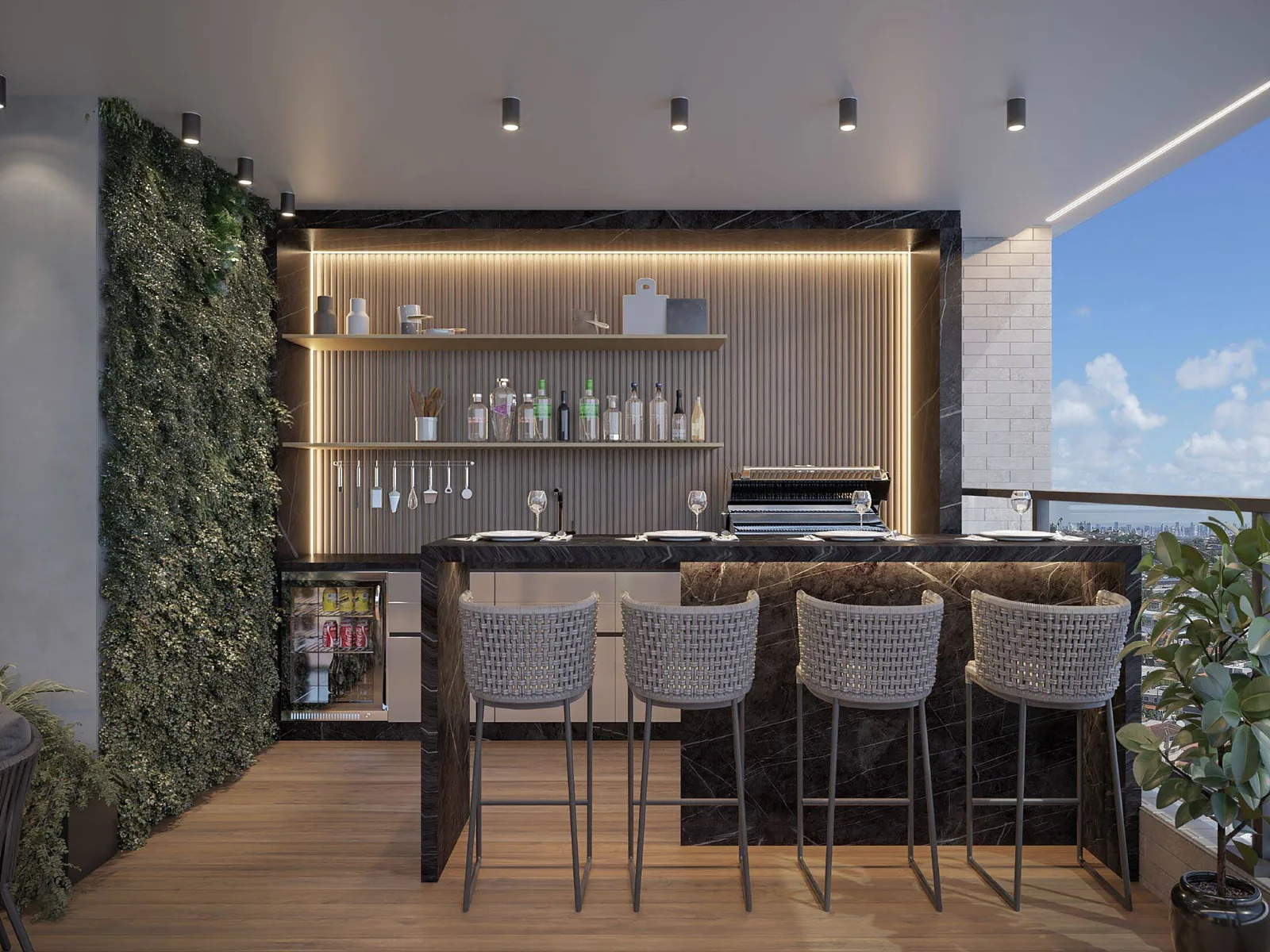 Hausen Park — Espaço gourmet