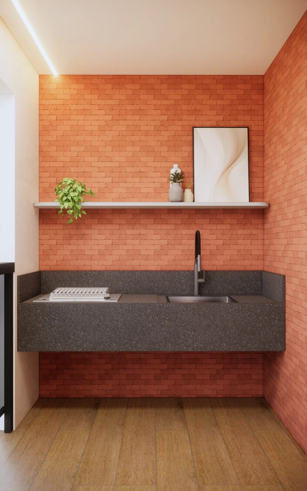 Life One Home & Flat — 104 banheiro