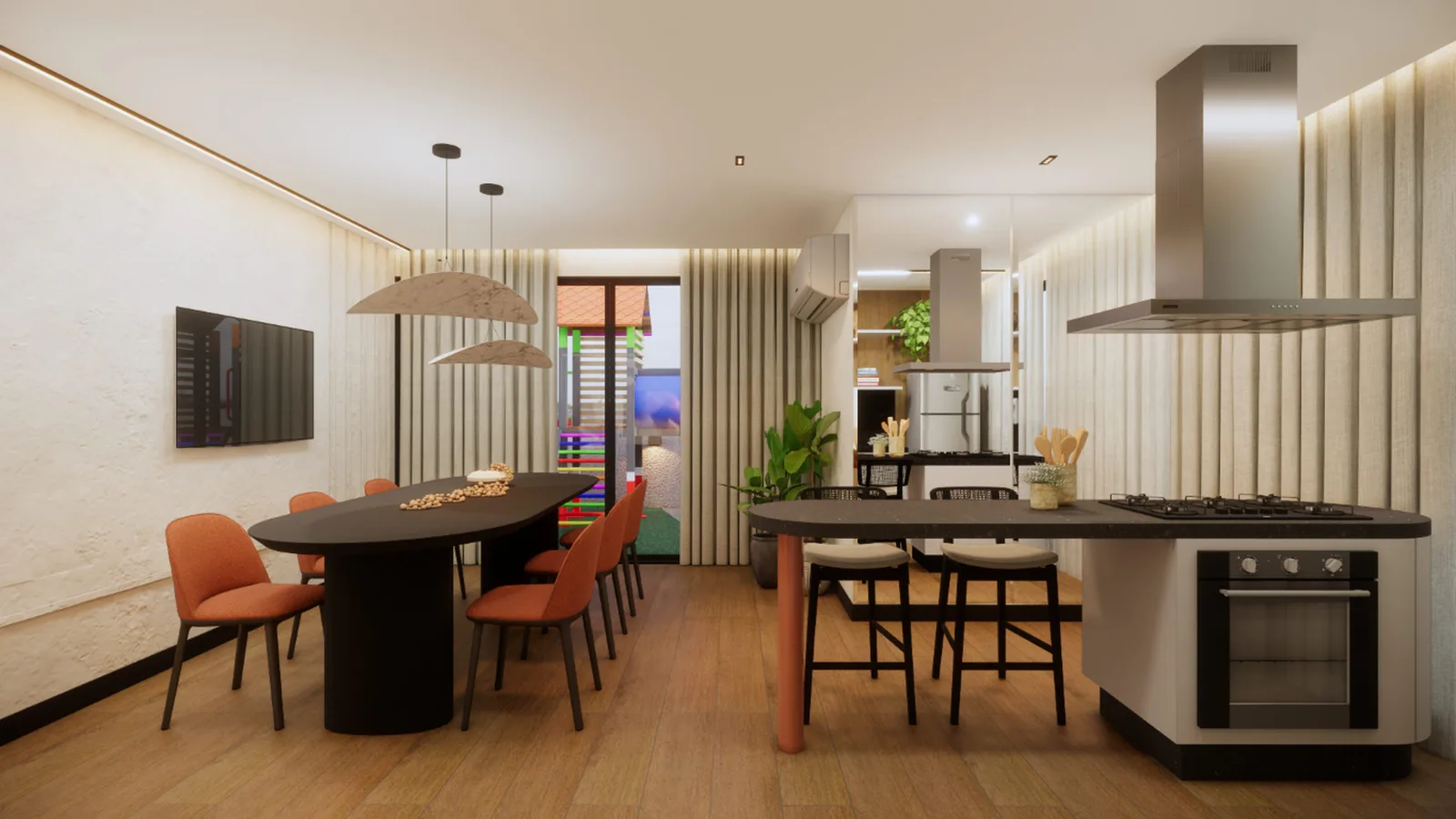 Life One Home & Flat — 166 espaço gourmet