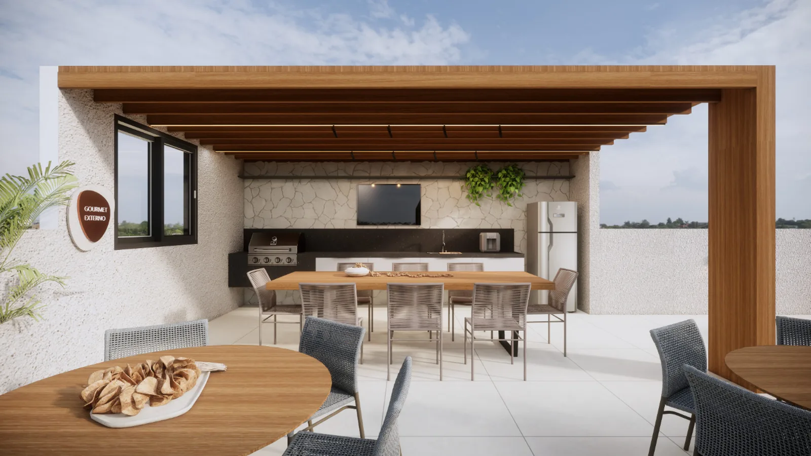 Life One Home & Flat — 240 churrasqueira