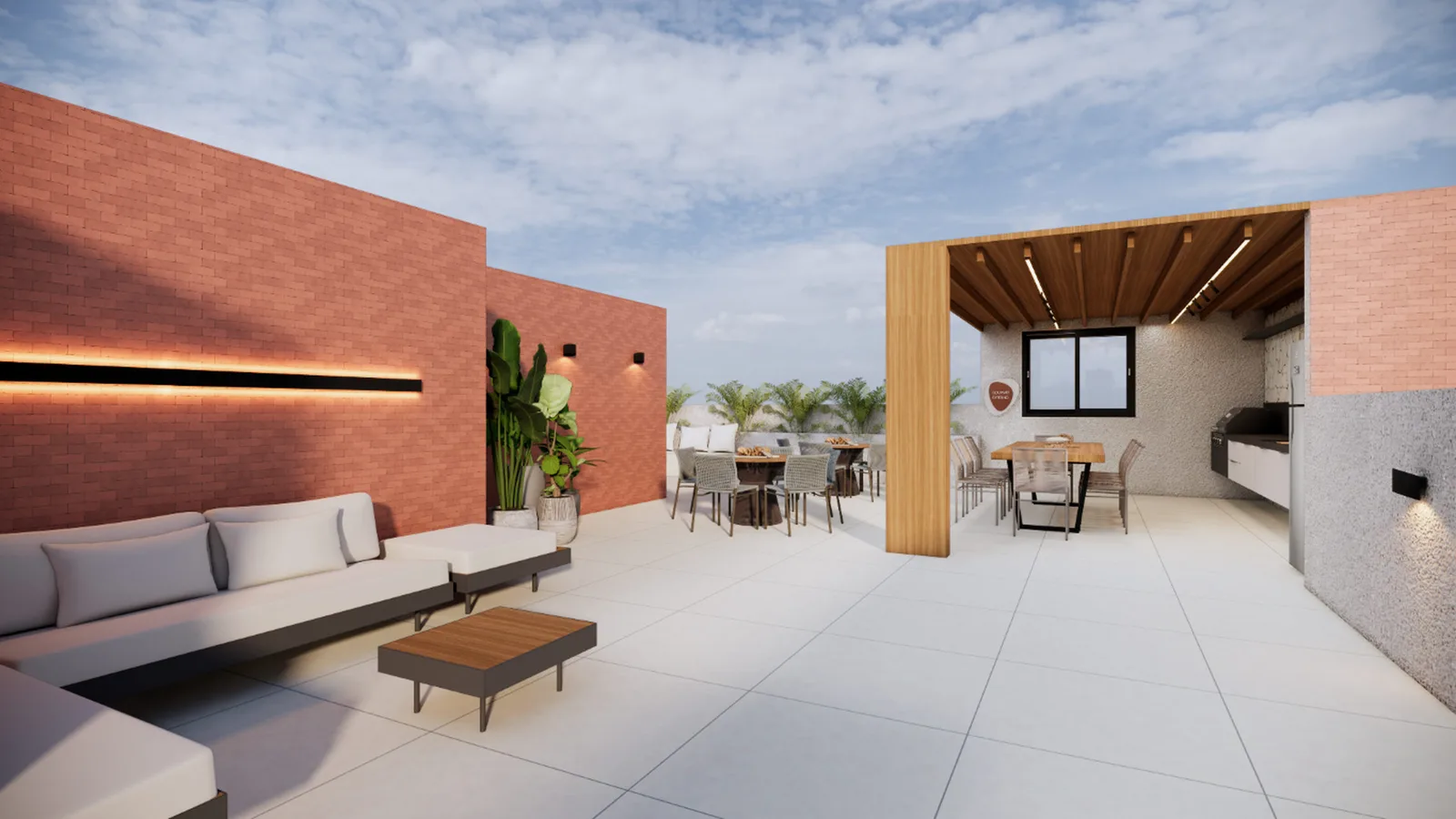 Life One Home & Flat — 270 terraço coletivo