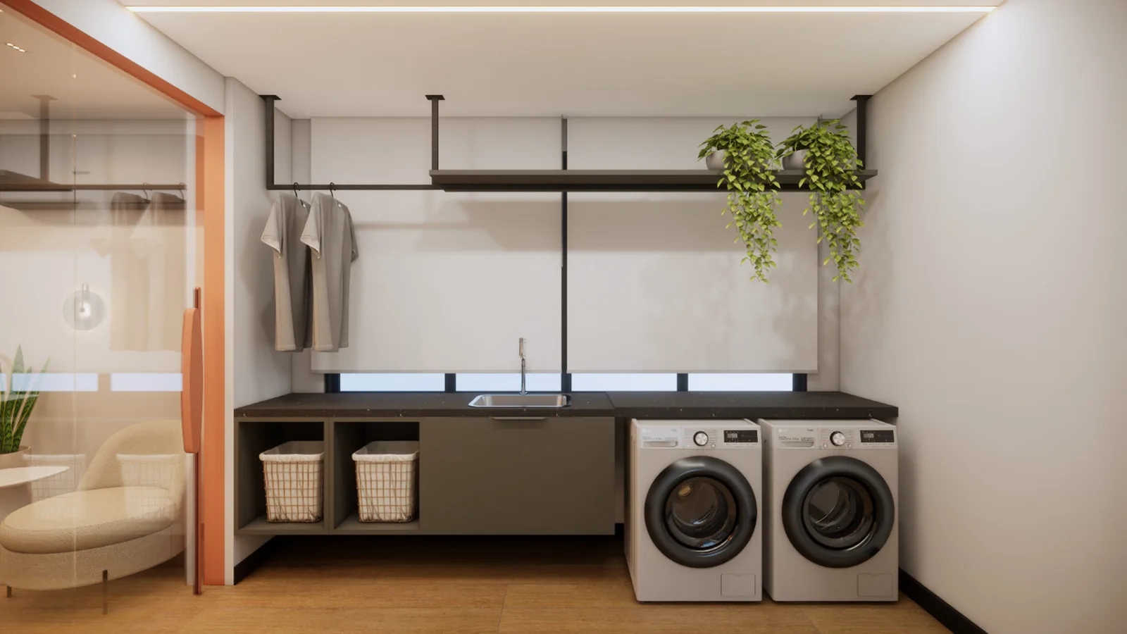 Life One Home & Flat — 208 lavanderia