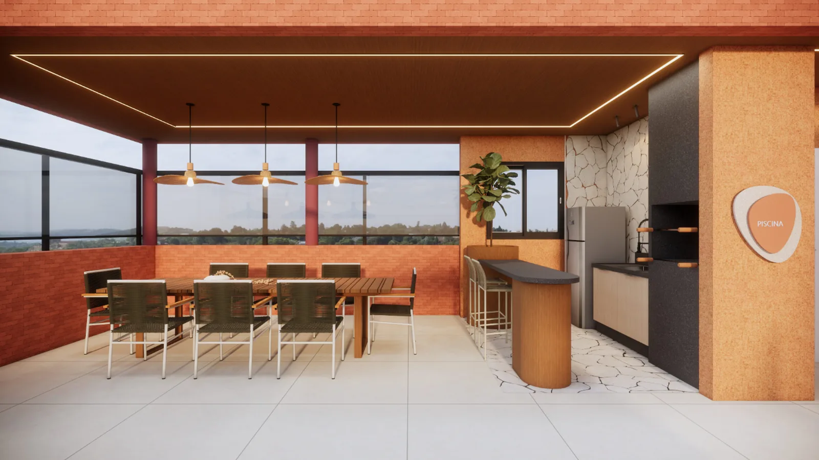 Life One Home & Flat — 241 churrasqueira
