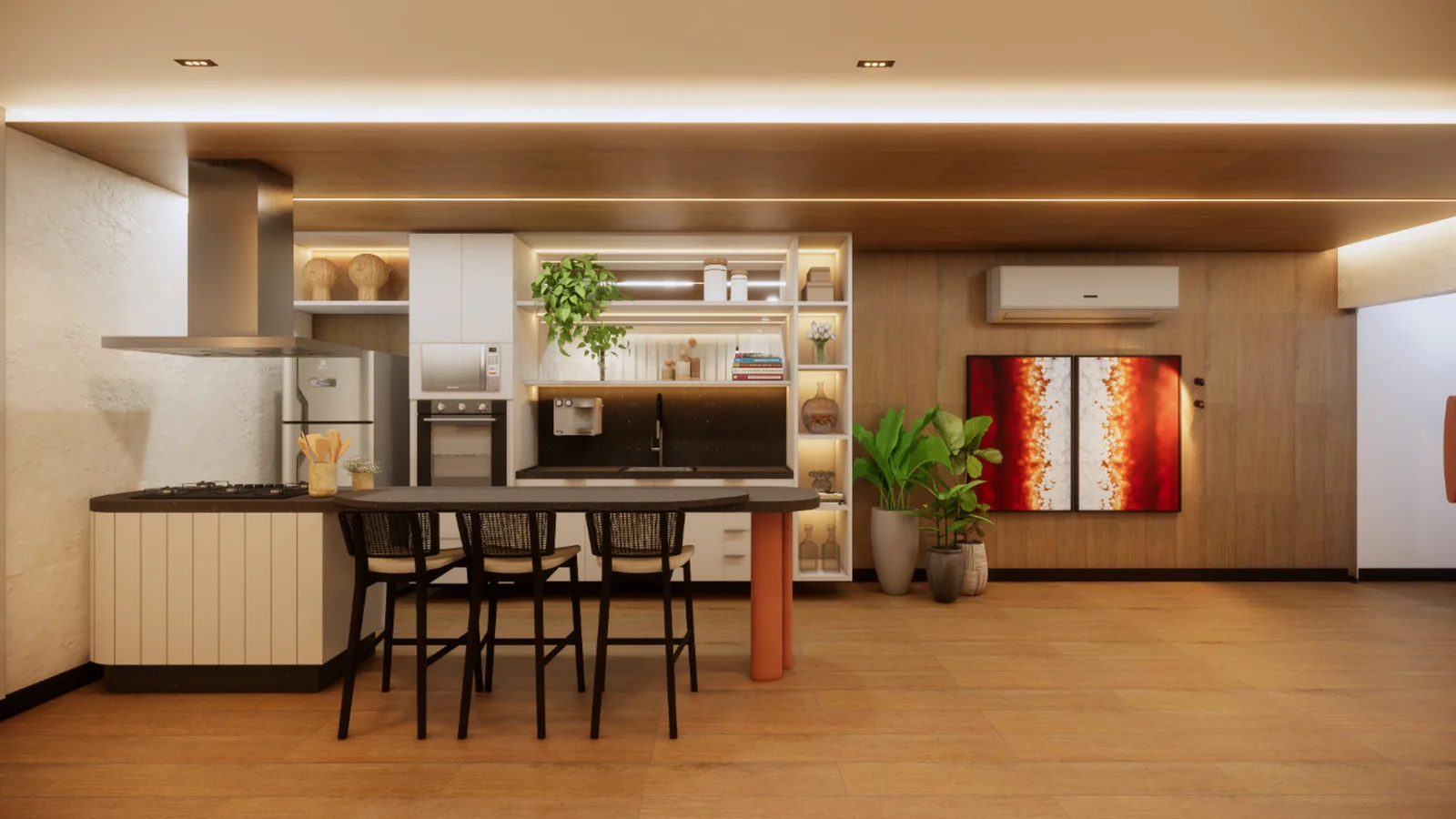 Life One Home & Flat — 168 espaço gourmet