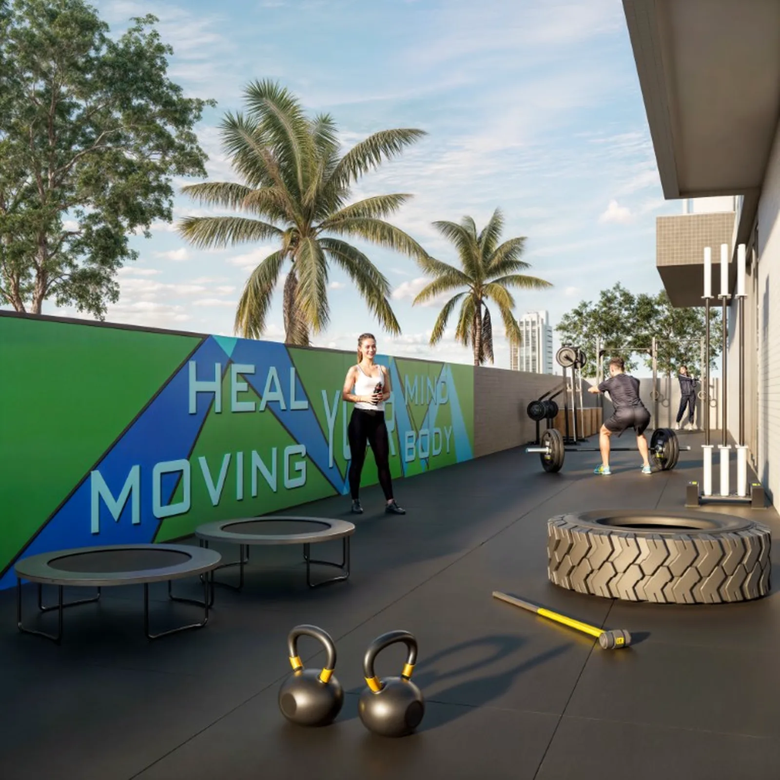 Chateau Du Park — Fitness externo