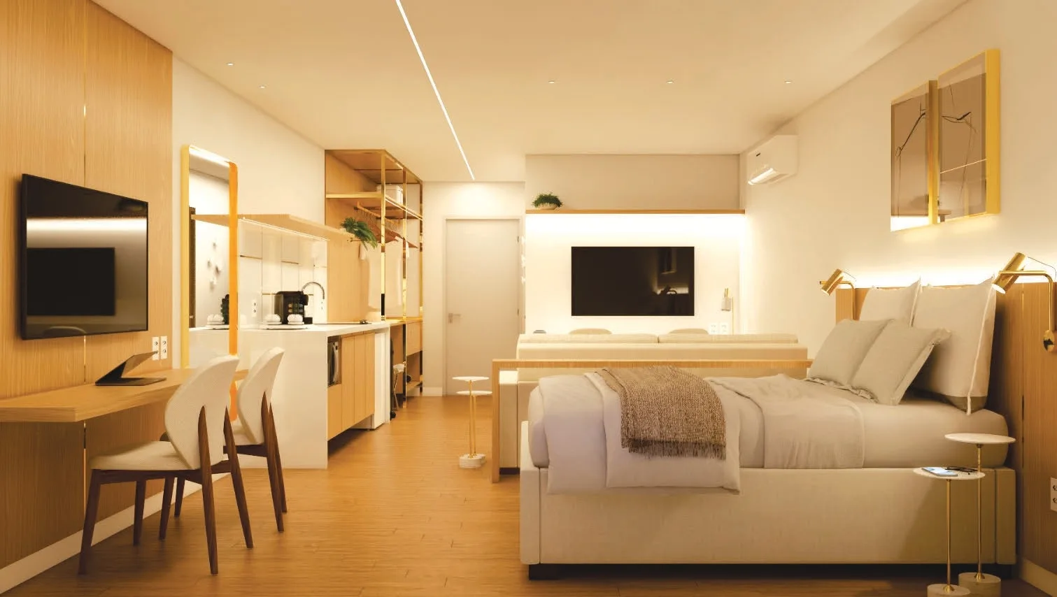 Holanda Gold Hotel Tambaú - Residencial — Living