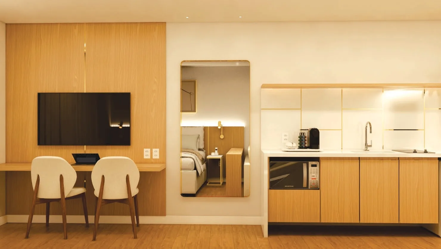 Holanda Gold Hotel Tambaú - Residencial — Living