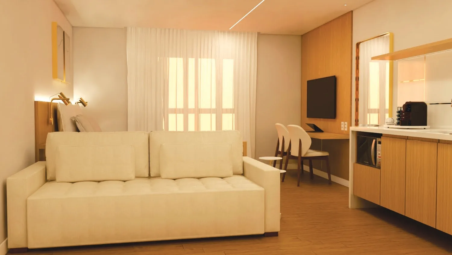 Holanda Gold Hotel Tambaú - Residencial — Living