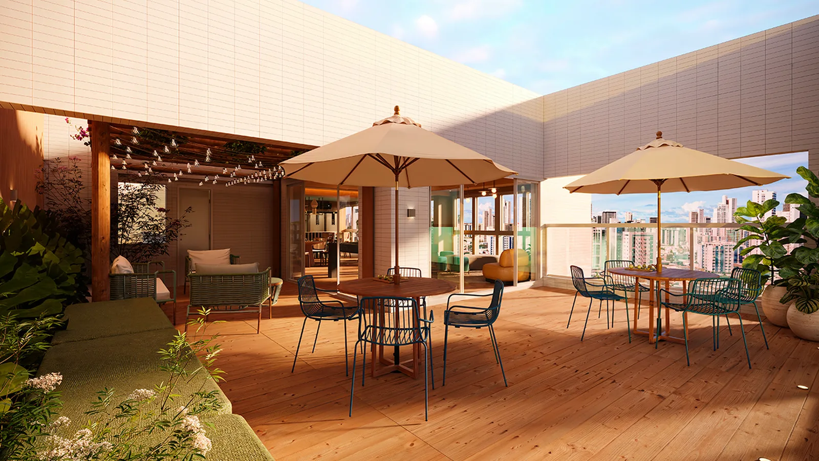 Domus Condado — Terraço coletivo
