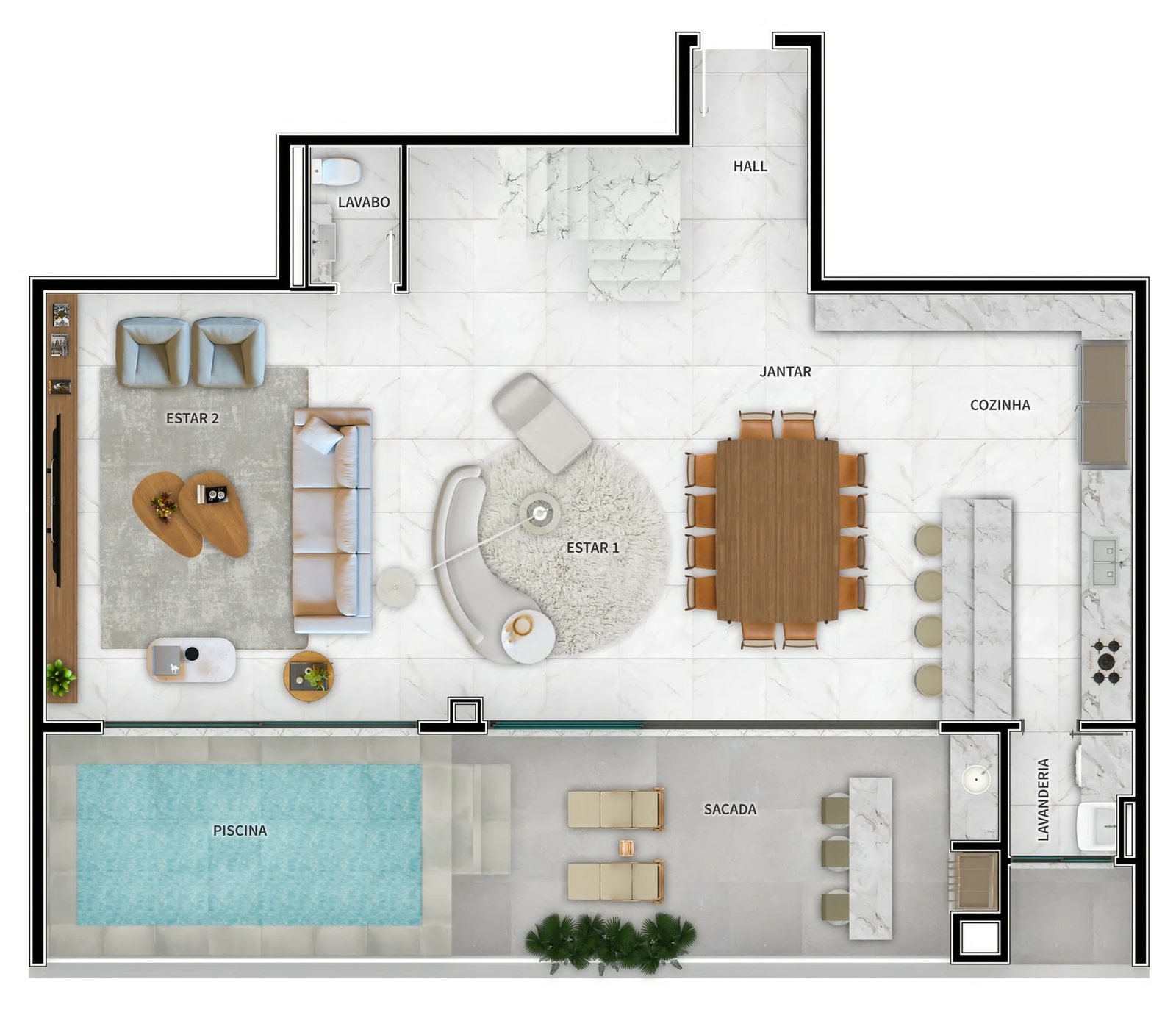 Duplex - 273,33m²