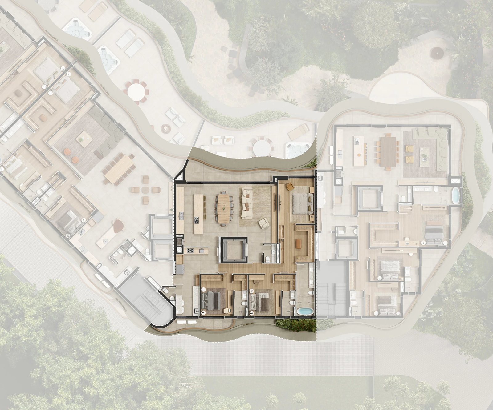 Planta 05 - 3 dorm 205,33m² - opção