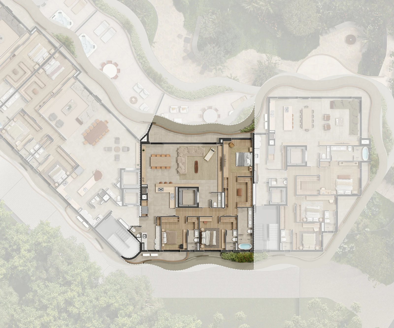 Planta 04 - 3 dorm 205,33m²
