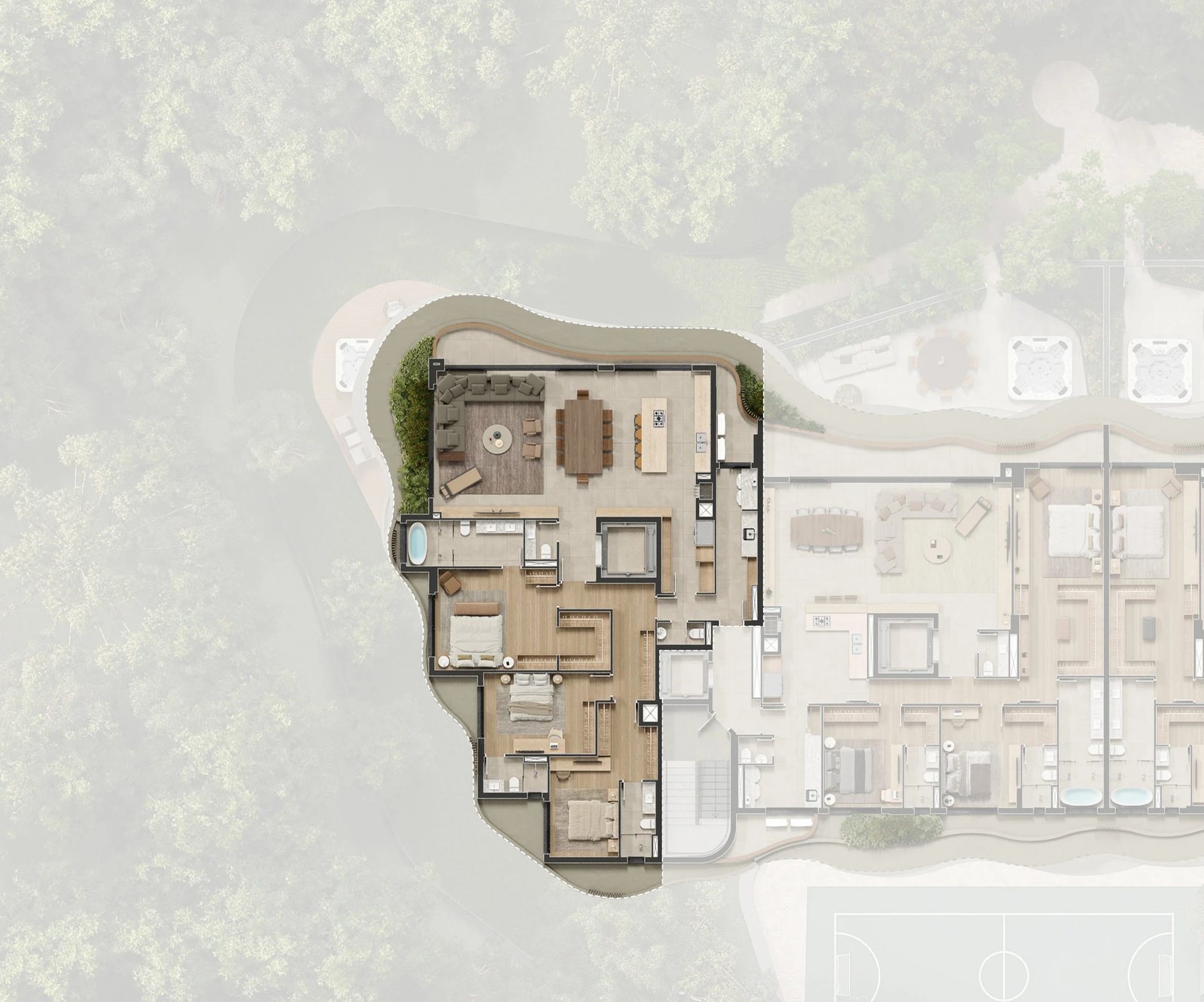 Planta 17 - 3 dorm 207,88m²