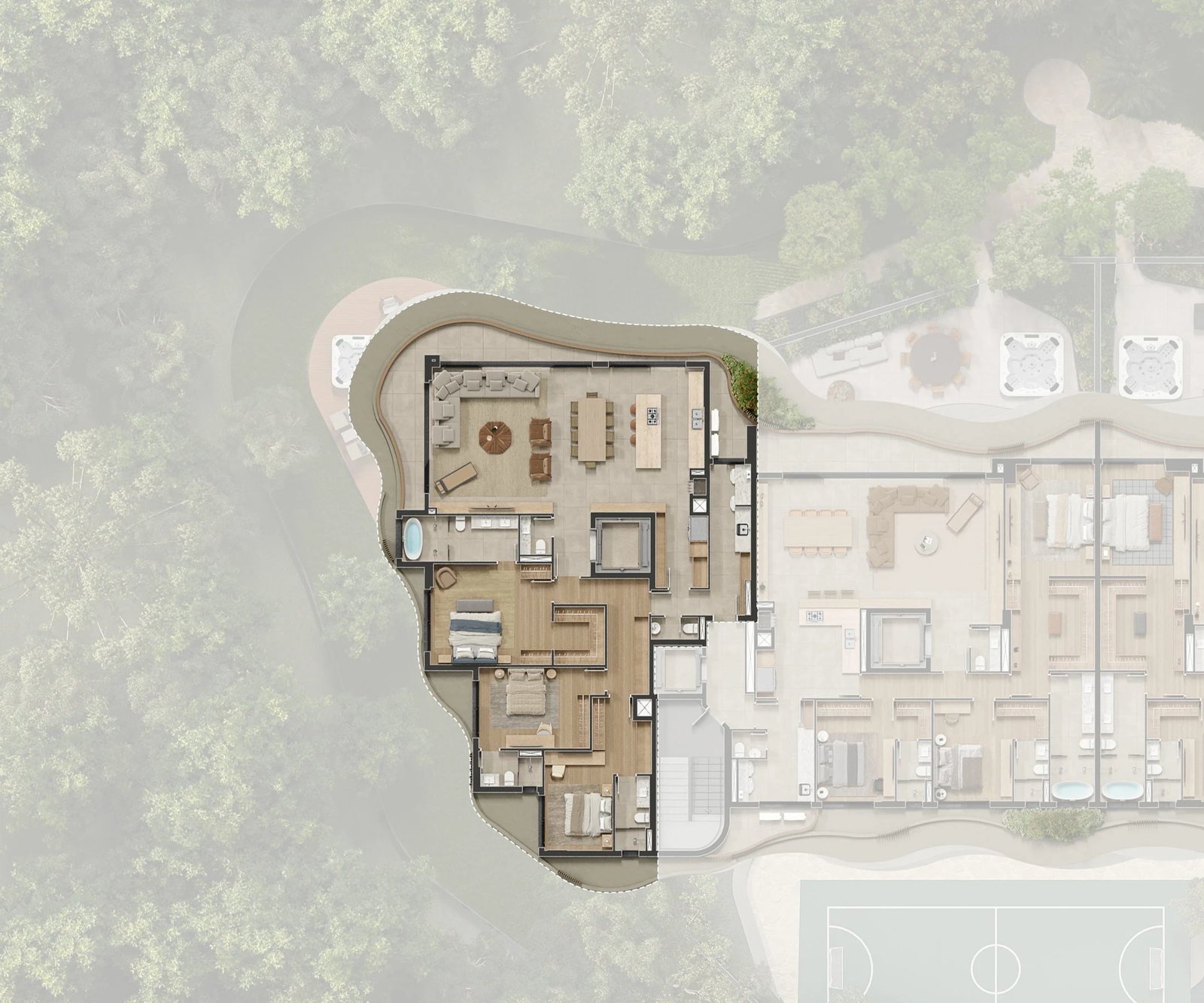 Planta 27 - 3 dorm 219,15m²