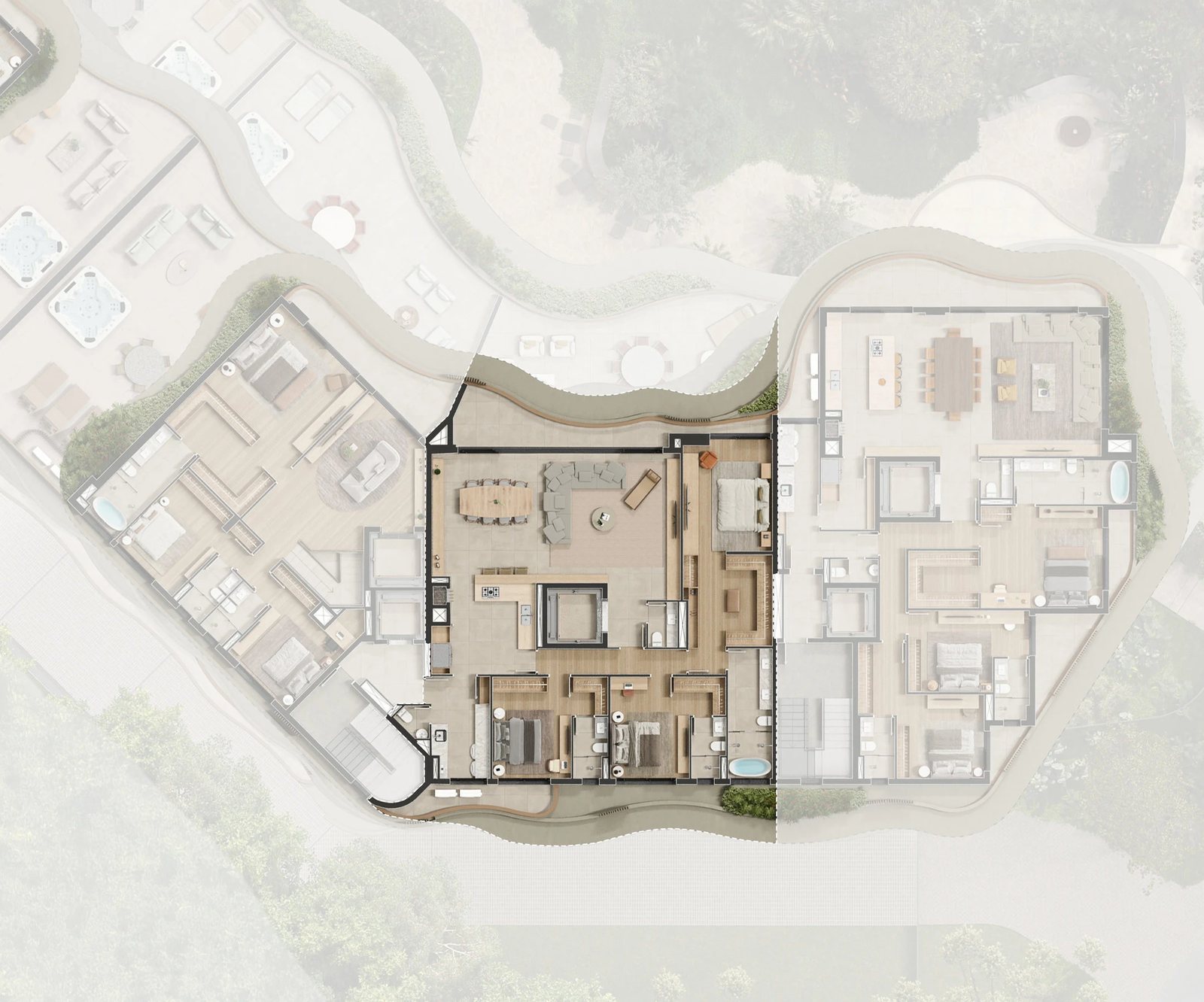 Planta 01 - 3 dorm 204,67m²