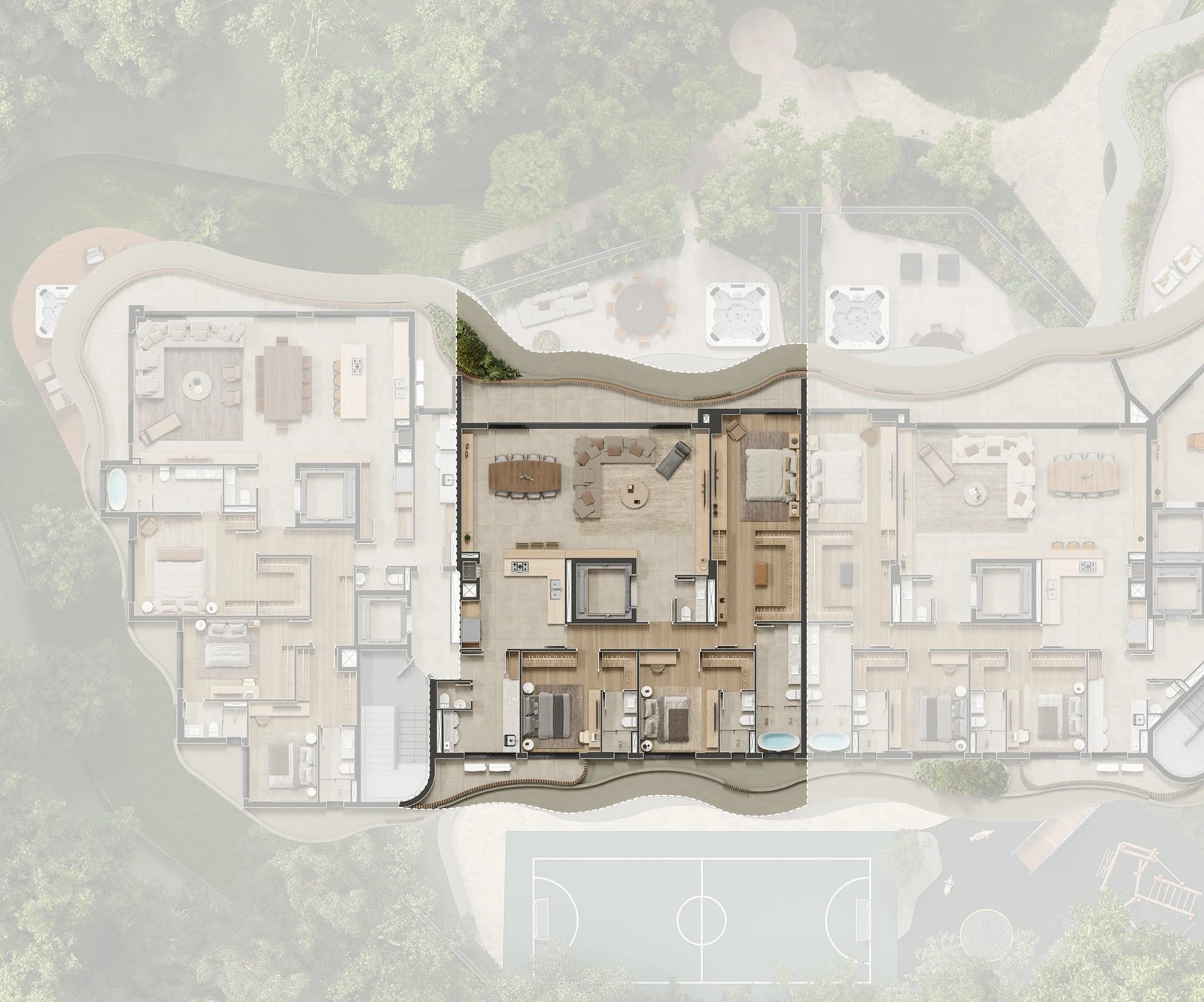 Planta 10 - 3 dorm 206,76m² - opção