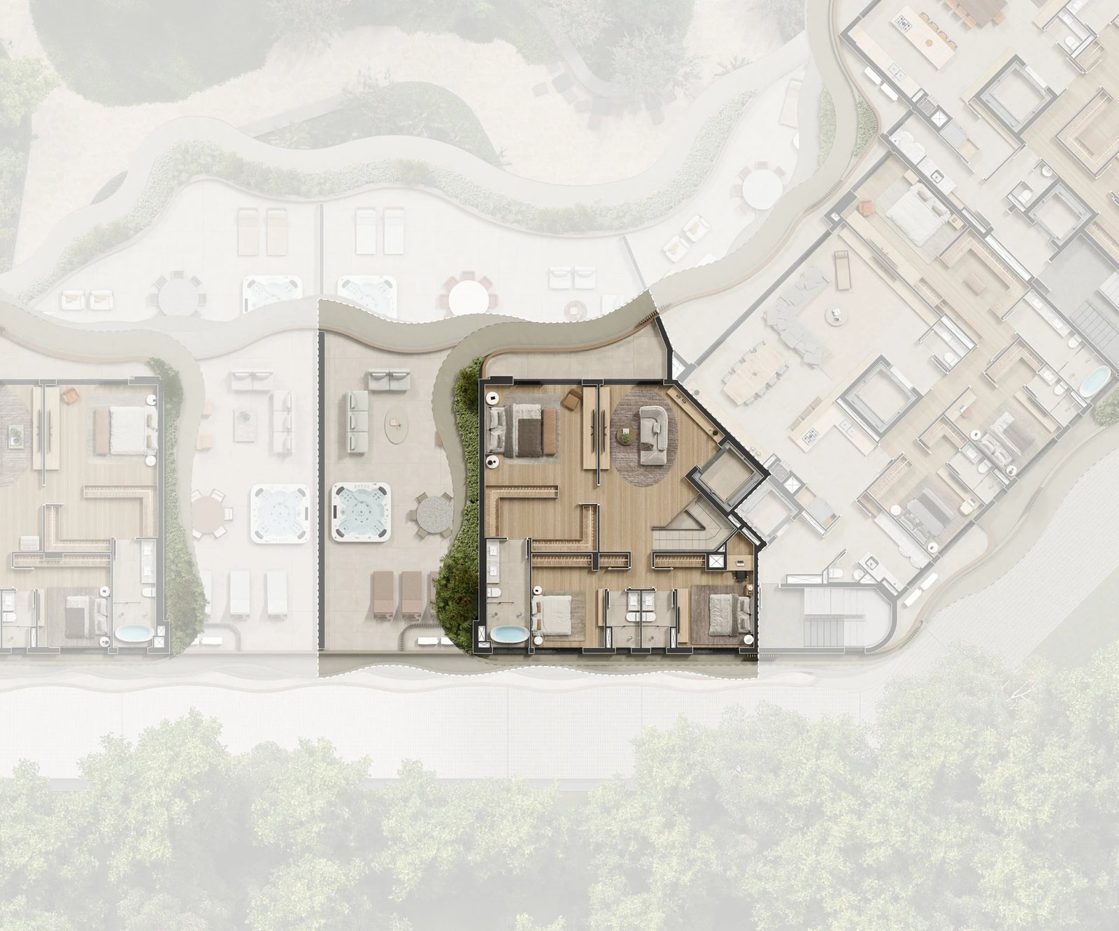 Planta 52 - 3 dorm 371,37m² - duplex - superior