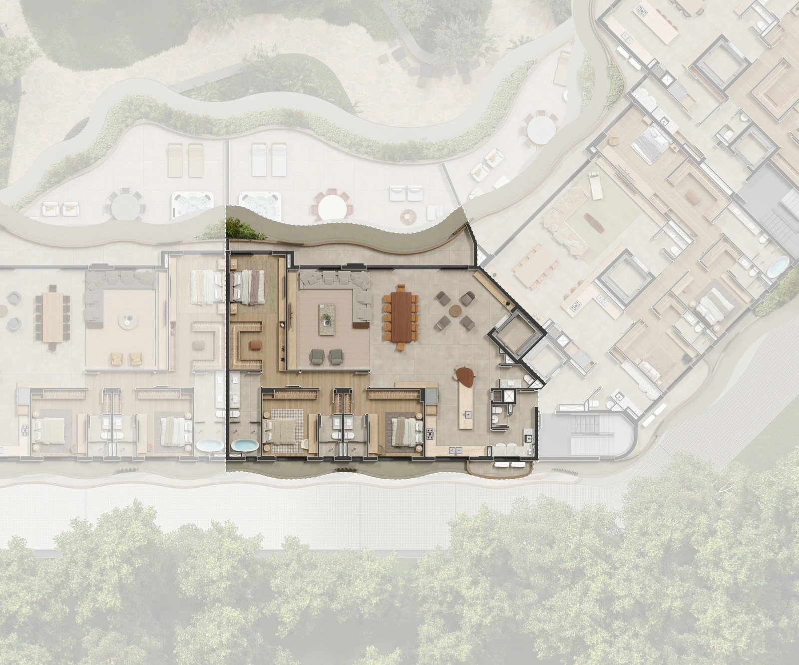 Planta 35 - 3 dorm 231,03m²