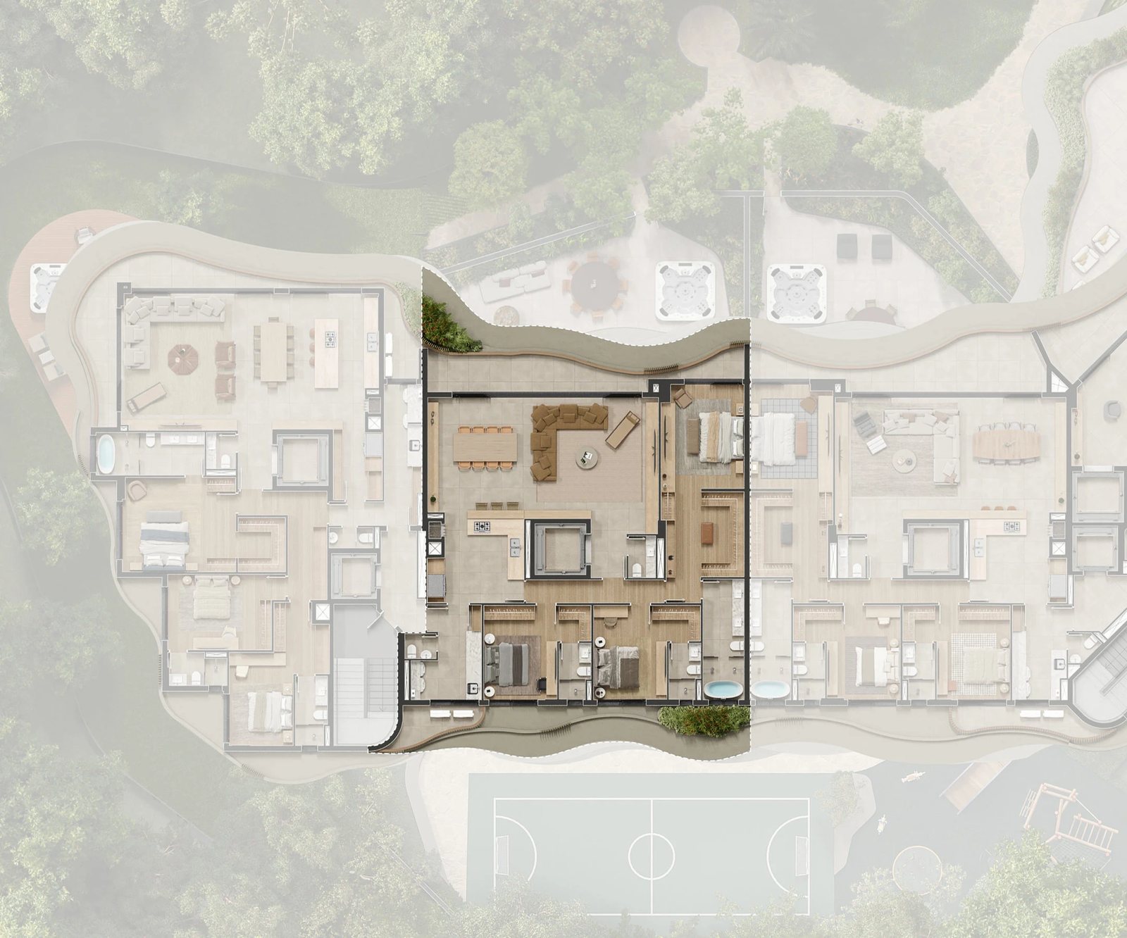 Planta 09 - 3 dorm 206,76m²