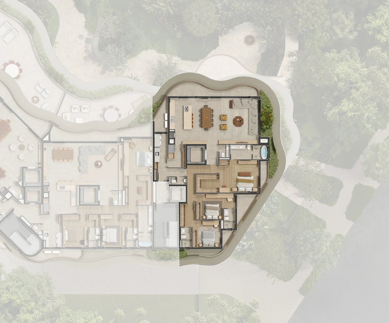 Planta 28 - 3 dorm 222,21m²