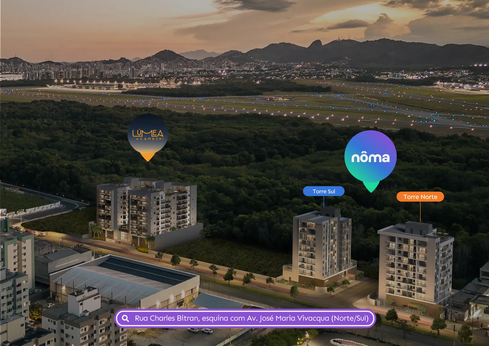 Ambientes do empreendimento · Torre Norte