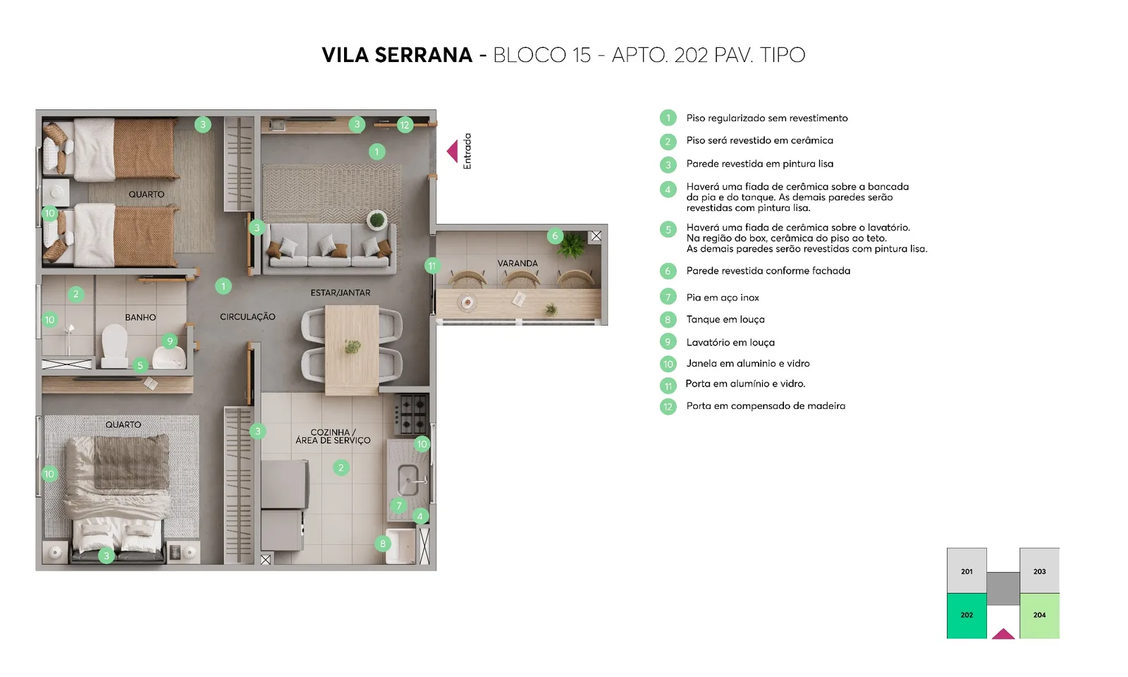 VILA SERRANA PH APTO 202 PAV TIPO 13.03.2025