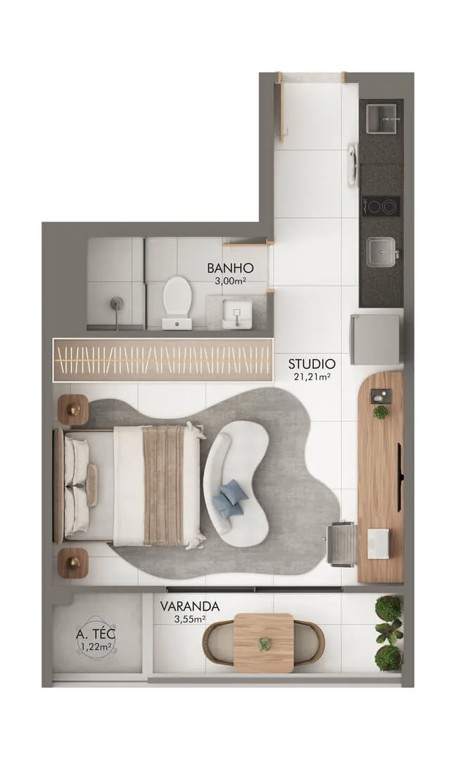 Apartamento Coluna 10