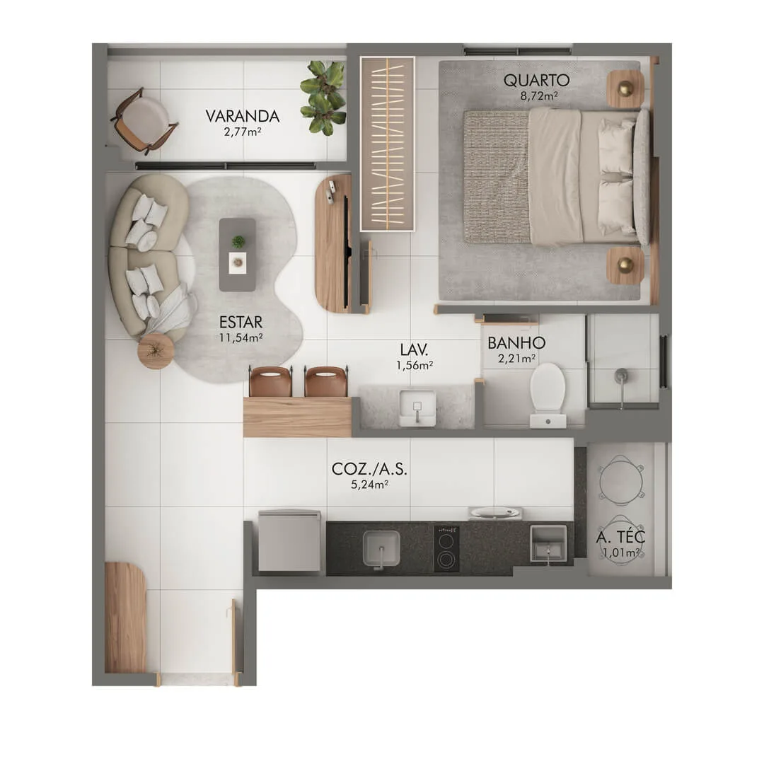 Apartamento Coluna 05