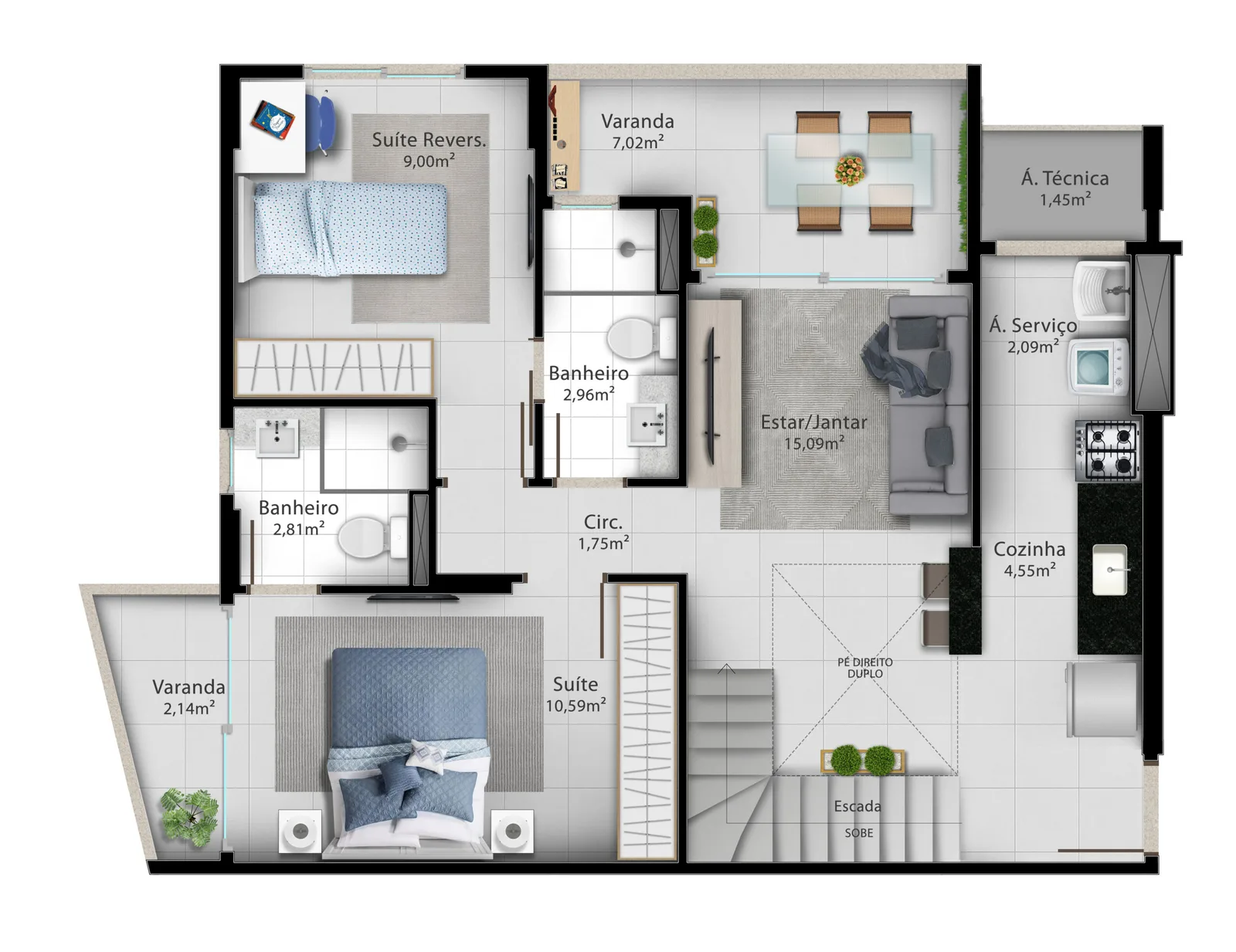 14. VilaReal_DesignCamburi_Apto_05_cobertura_duplex 20201022