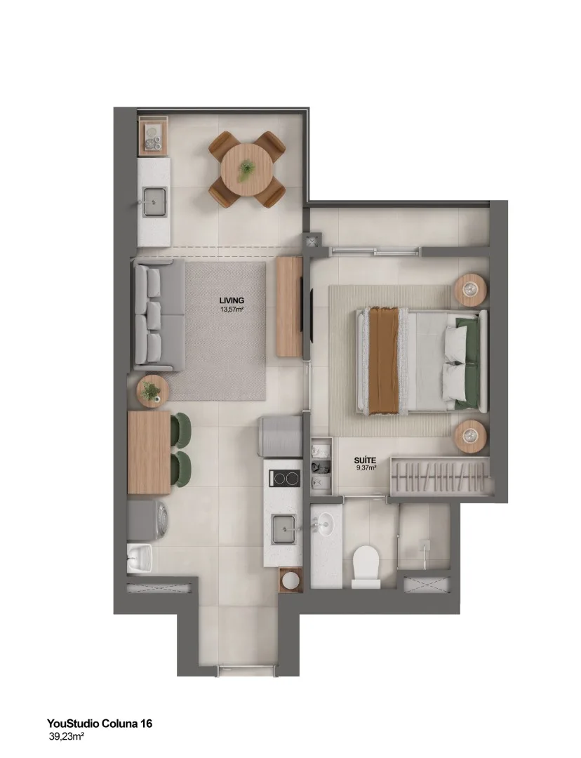 2 e 3 quartos