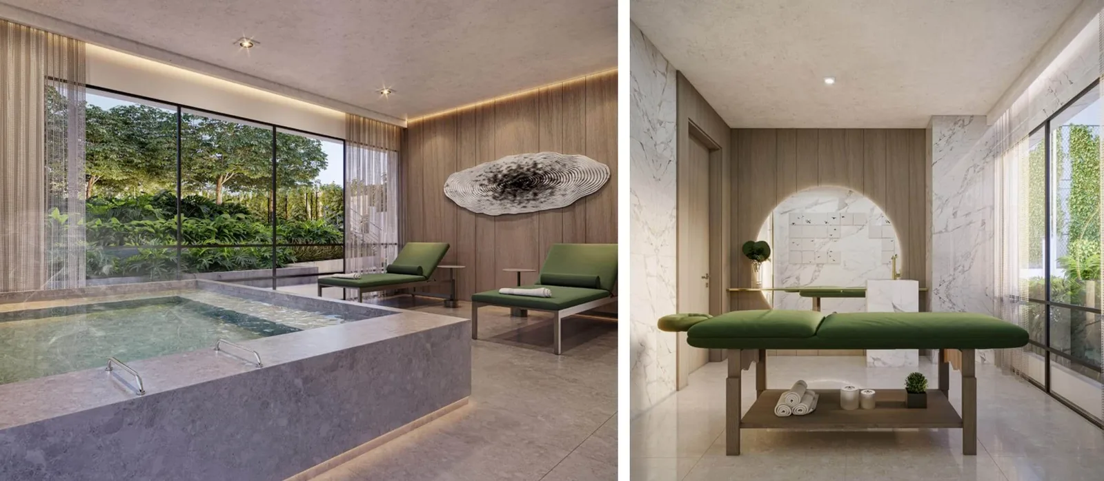Spa e massagem room
