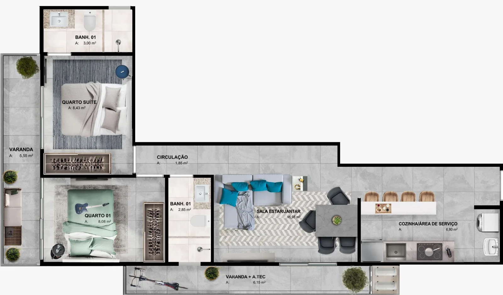 301 - 65.81M² - 3º PAV