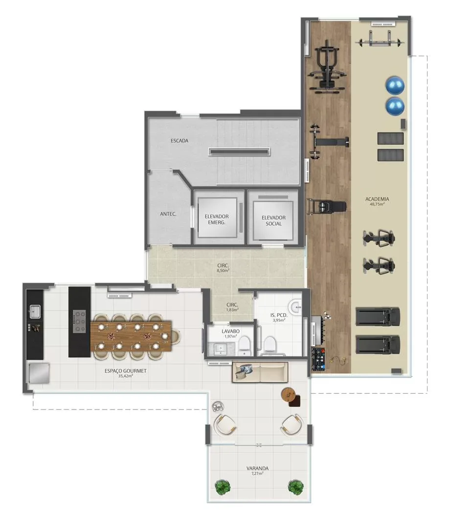 GrandSuaTower Lazer Mezanino
