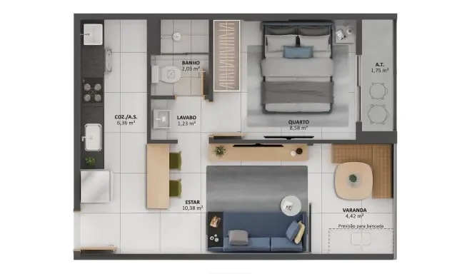 Apartamento tipo 6