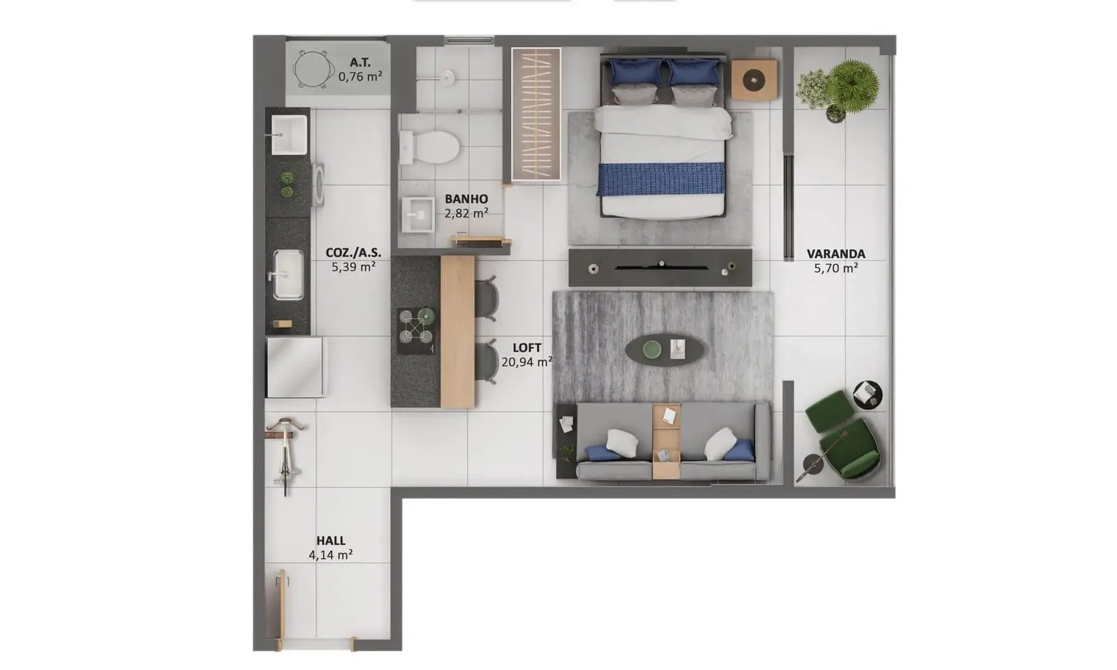 Apartamento tipo 7
