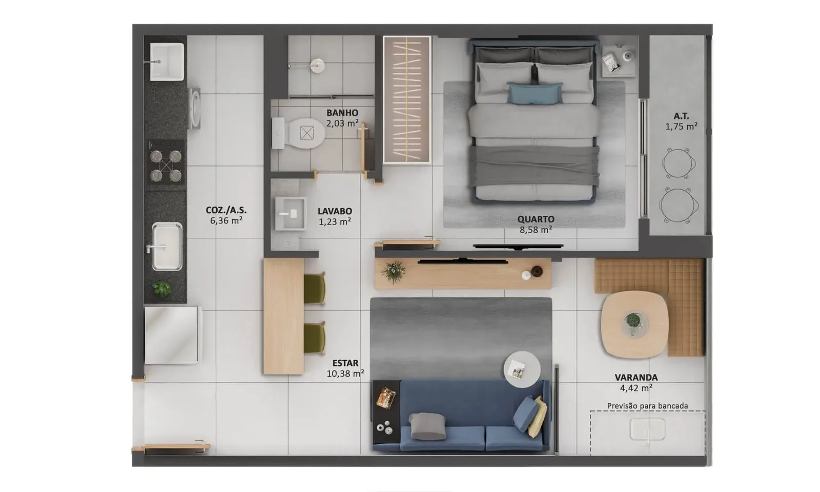 Apartamento tipo 6