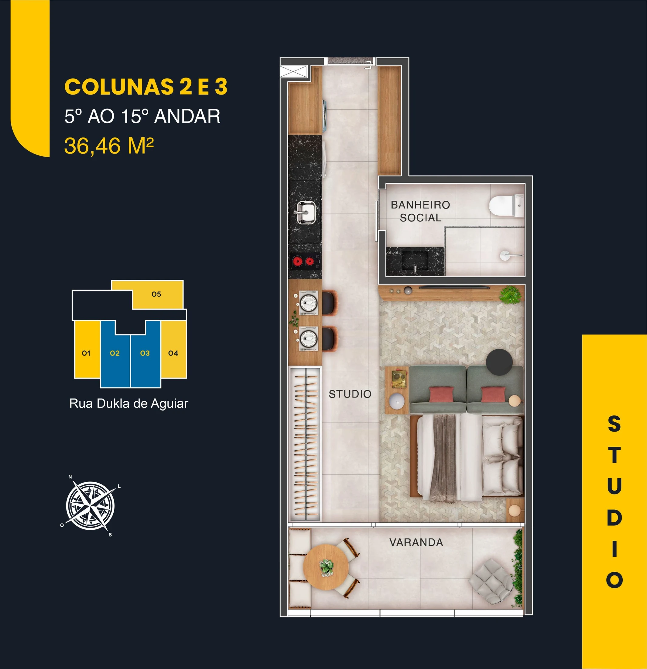 CANAL CANALONE PLANTA 02E03 5AO15ANDAR