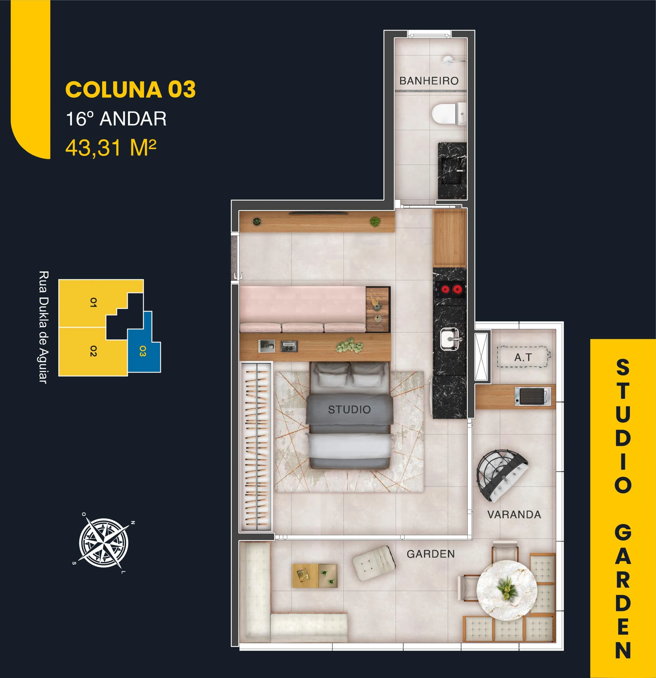 CANAL CANALONE PLANTA 03 16ANDAR