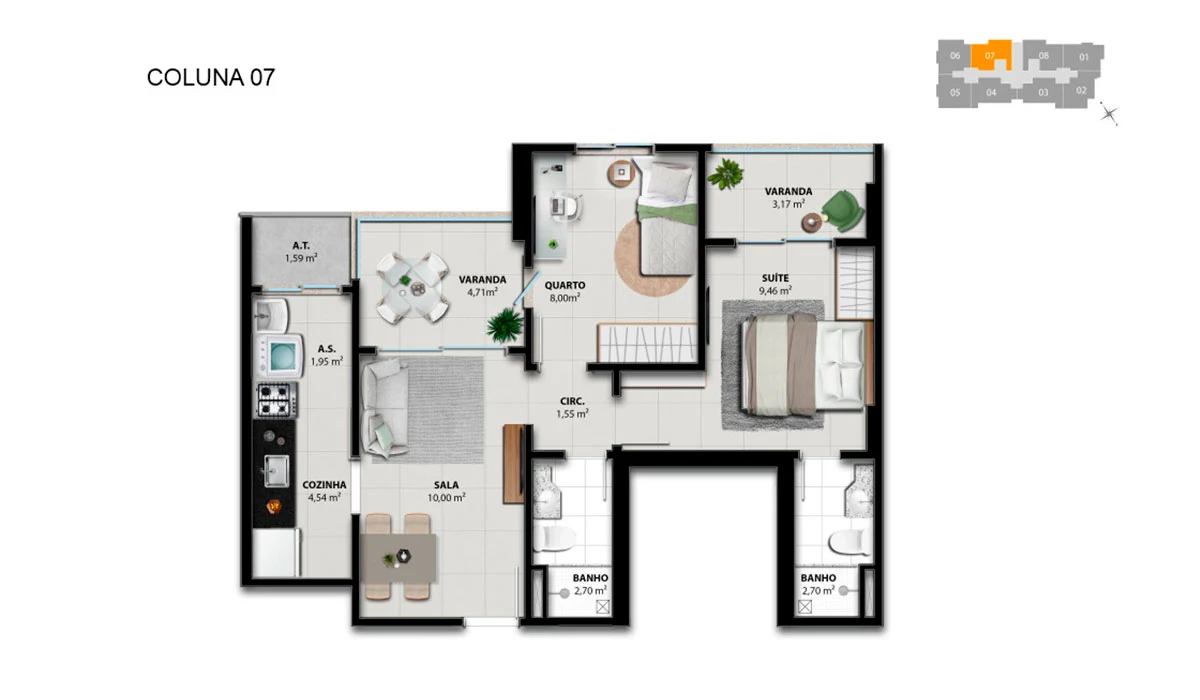 planta brisa boulevard 7
