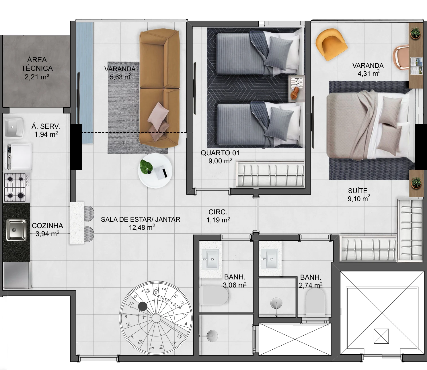 AP. 4 DUPLEX