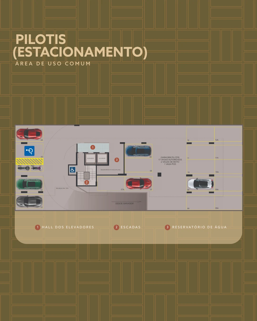 Estacionamento - Pilotis