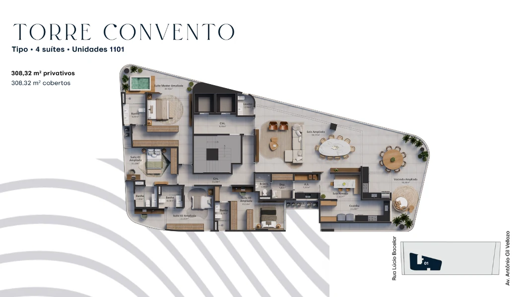 Unidade 1101 - Torre Convento