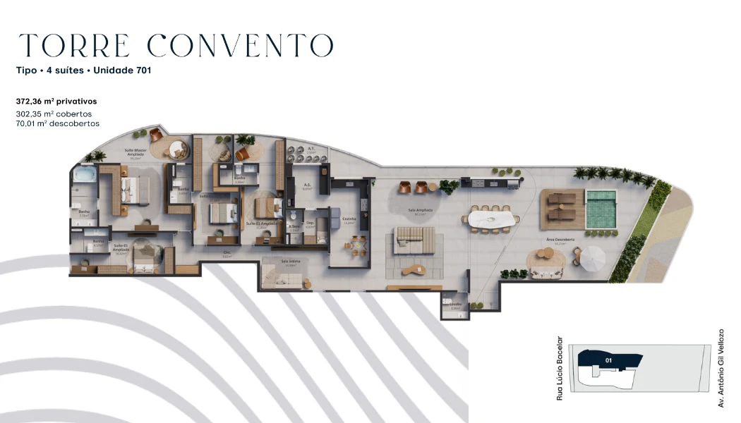 Unidade 701 - Torre Convento