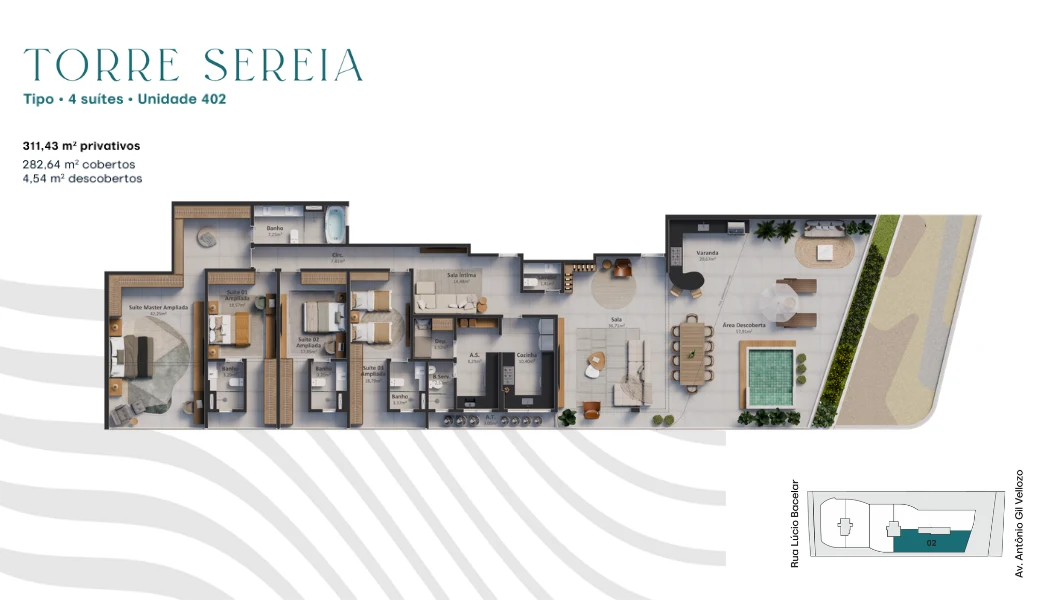 Unidade 402 - Torre Sereia