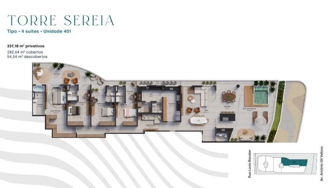 Unidade 401 - Torre Sereia