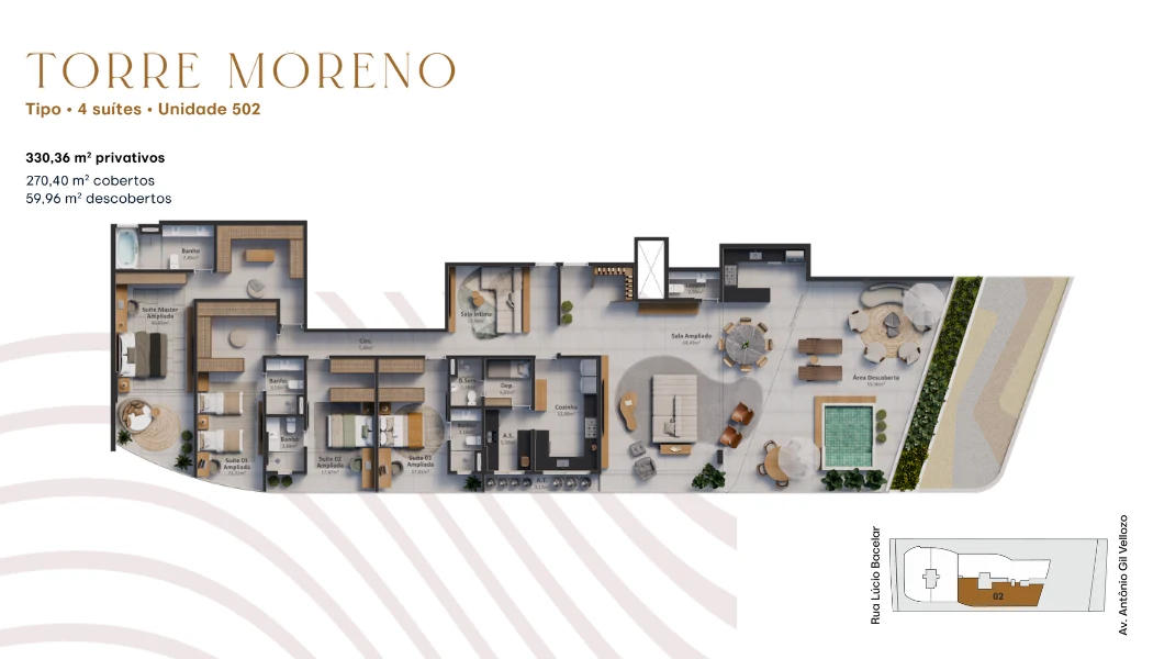 Unidade 502 - Torre Moreno
